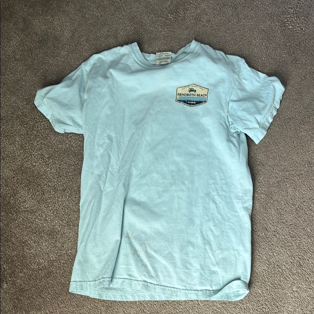 Light Blue Graphic T-Shirt